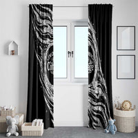 I'm Coming to the Cottage Window Curtain with Hand-Drawn Floral Pattern