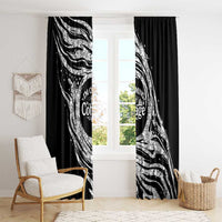 I'm Coming to the Cottage Window Curtain with Hand-Drawn Floral Pattern