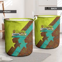 Quality Learning Center Laundry Basket with School Supply Doodle Pattern