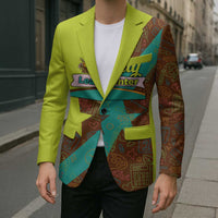Quality Learning Center Blazer with School Supply Doodle Pattern
