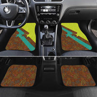 Quality Learning Center Car Mats with School Supply Doodle Pattern
