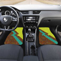 Quality Learning Center Car Mats with School Supply Doodle Pattern