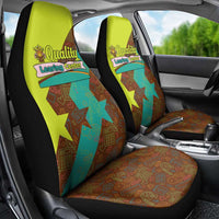 Quality Learning Center Car Seat Cover with School Supply Doodle Pattern