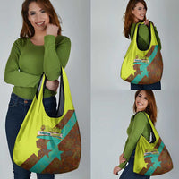 Quality Learning Center Grocery Bag with School Supply Doodle Pattern