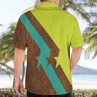 Quality Learning Center Hawaiian Shirt with School Supply Doodle Pattern