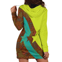 Quality Learning Center Hoodie Dress with School Supply Doodle Pattern