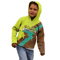 Quality Learning Center Kid Hoodie with School Supply Doodle Pattern