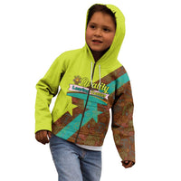 Quality Learning Center Kid Hoodie with School Supply Doodle Pattern