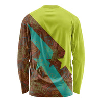 Quality Learning Center Long Sleeve Shirt with School Supply Doodle Pattern