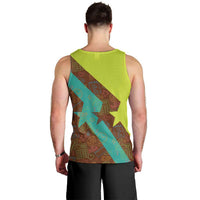 Quality Learning Center Men Tank Top with School Supply Doodle Pattern