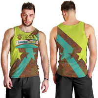 Quality Learning Center Men Tank Top with School Supply Doodle Pattern