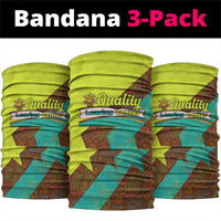 Quality Learning Center Neck Gaiter with School Supply Doodle Pattern