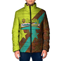 Quality Learning Center Padded Jacket with School Supply Doodle Pattern