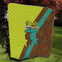 Quality Learning Center Quilt with School Supply Doodle Pattern