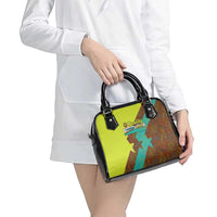 Quality Learning Center Shoulder Handbag with School Supply Doodle Pattern