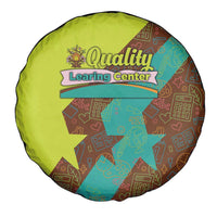 Quality Learning Center Spare Tire Cover with School Supply Doodle Pattern