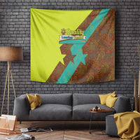 Quality Learning Center Tapestry with School Supply Doodle Pattern