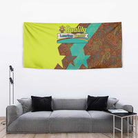 Quality Learning Center Tapestry with School Supply Doodle Pattern