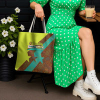 Quality Learning Center Tote Bag with School Supply Doodle Pattern