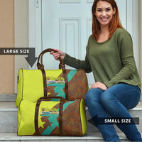 Quality Learning Center Travel Bag with School Supply Doodle Pattern