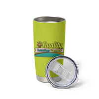 Quality Learning Center Tumbler Cup with School Supply Doodle Pattern