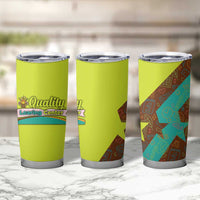Quality Learning Center Tumbler Cup with School Supply Doodle Pattern