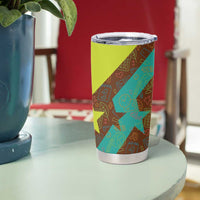 Quality Learning Center Tumbler Cup with School Supply Doodle Pattern