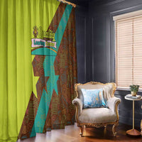 Quality Learning Center Window Curtain with School Supply Doodle Pattern