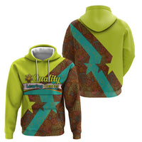 Quality Learning Center Zip Hoodie with School Supply Doodle Pattern