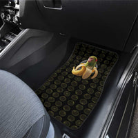Chimpanzi Bananini Primate Car Mats with 3D Wireframe Globe Pattern