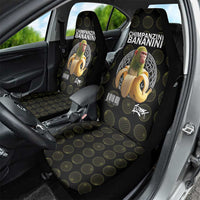 Chimpanzi Bananini Primate Car Seat Cover with 3D Wireframe Globe Pattern