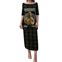 Chimpanzi Bananini Primate Puletasi with 3D Wireframe Globe Pattern