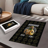 Chimpanzi Bananini Primate Puzzle with 3D Wireframe Globe Pattern