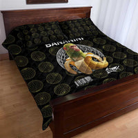 Chimpanzi Bananini Primate Quilt Bed Set with 3D Wireframe Globe Pattern