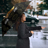 Chimpanzi Bananini Primate Umbrella with 3D Wireframe Globe Pattern