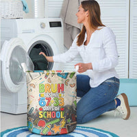Bruh Its My 67 33 Days of School Laundry Basket Funny Boys Kids 100th Day
