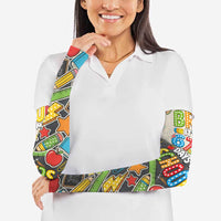 Bruh Its My 67 33 Days of School Arm Sleeves Funny Boys Kids 100th Day
