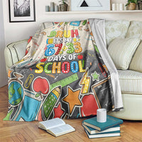 Bruh Its My 67 33 Days of School Blanket Funny Boys Kids 100th Day