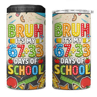 Bruh Its My 67 33 Days of School 4 in 1 Can Cooler Tumbler Funny Boys Kids 100th Day