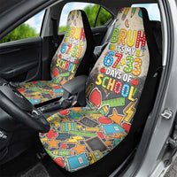 Bruh Its My 67 33 Days of School Car Seat Cover Funny Boys Kids 100th Day