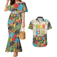 Bruh Its My 67 33 Days of School Couples Matching Mermaid Dress and Hawaiian Shirt Funny Boys Kids 100th Day
