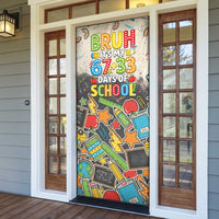 Bruh Its My 67 33 Days of School Door Cover Funny Boys Kids 100th Day