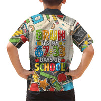 Bruh Its My 67 33 Days of School Family Matching Long Sleeve Bodycon Dress and Hawaiian Shirt Funny Boys Kids 100th Day