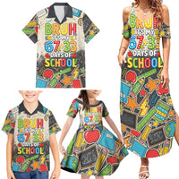 Bruh Its My 67 33 Days of School Family Matching Summer Maxi Dress and Hawaiian Shirt Funny Boys Kids 100th Day
