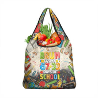 Bruh Its My 67 33 Days of School Grocery Bag Funny Boys Kids 100th Day
