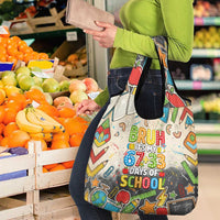 Bruh Its My 67 33 Days of School Grocery Bag Funny Boys Kids 100th Day