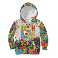 Bruh Its My 67 33 Days of School Kid Hoodie Funny Boys Kids 100th Day