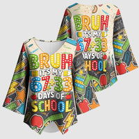 Bruh Its My 67 33 Days of School Kimono Sleeve Blouse Funny Boys Kids 100th Day