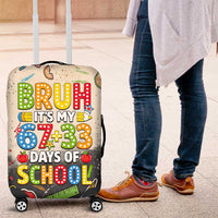 Bruh Its My 67 33 Days of School Luggage Cover Funny Boys Kids 100th Day