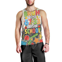 Bruh Its My 67 33 Days of School Men Tank Top Funny Boys Kids 100th Day